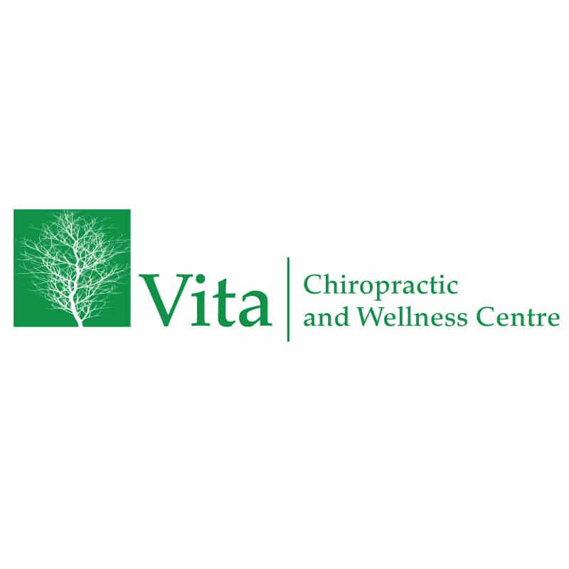 Vita Chiropractic logo with a tree showing life like the spine and nerves